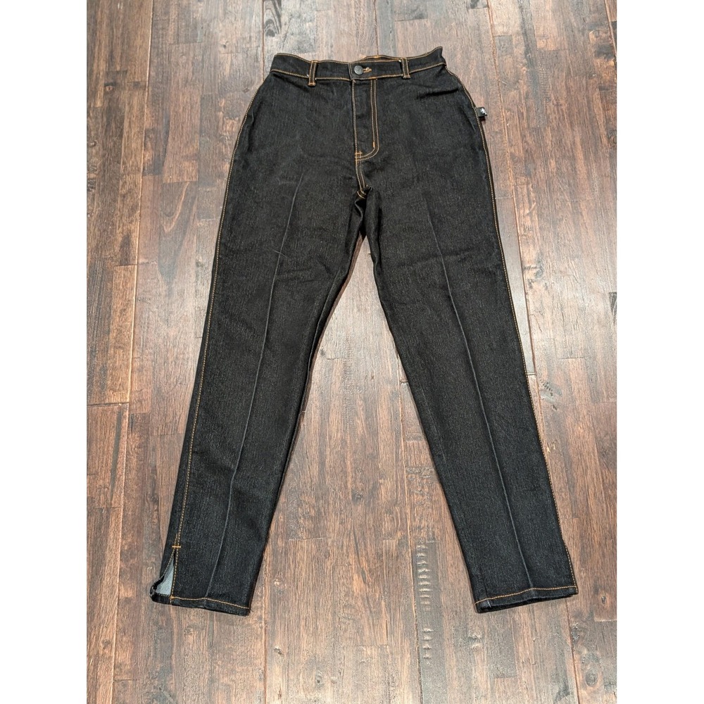 Vintage Y2K Braxton Stretch Jeans Juniors Size 3 24x36‎ Dark Wash Tapered Leg